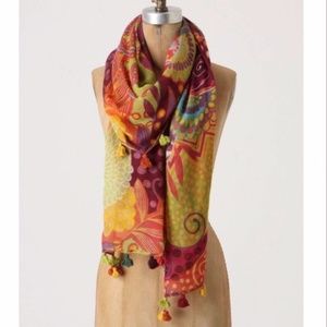 Anthropologie Printwork Scarf by Vismaya